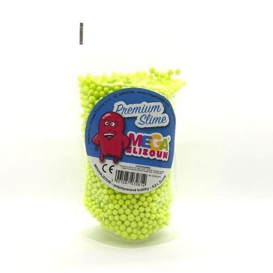 MEGASLIZOUN - polystyrene balls - yellow 0,2l