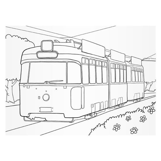 omalovánky Vlaky 5300561