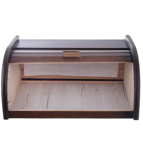 Bread box wood 38,5x29x18 cm AMALIE BROWN