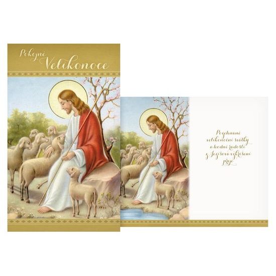 Kisméretű húsvéti üdvözlőkártya N02-084 (PRANI_Z_597)