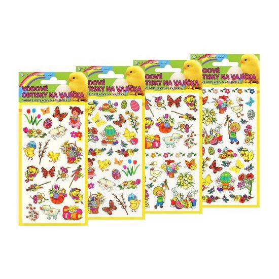 Velikonoční obtisky na vajíčka 776 vodové 19x9cm