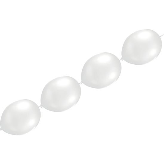Chain balloons silver