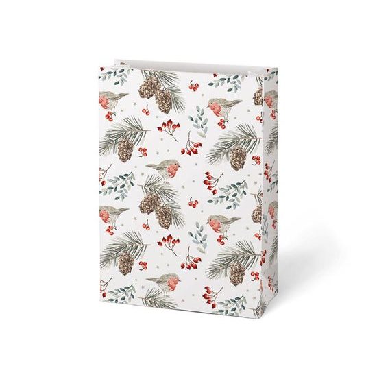 sáček papírový vánoční KRAFT 26x36x12cm mix 5251419