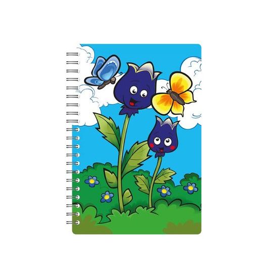 malování vodou 8B - blok 15x22cm se spirálou 8 listů + štětec 5301089