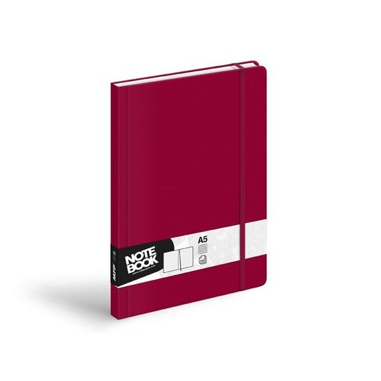 A5 Notebook with Elastic Band, Lined, 100 Sheets, Assorted Colors 7500715