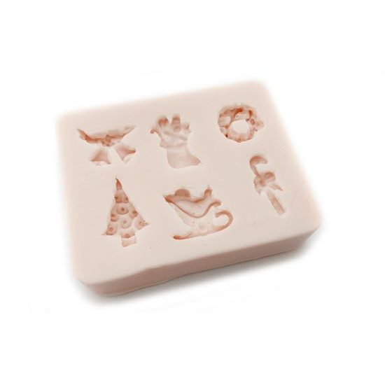 Silicone mould - Christmas set mini 2