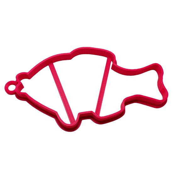 Cookie gingerbread cutter Fish Carp XXL - 16.5 x 8.5 cm - 3D print