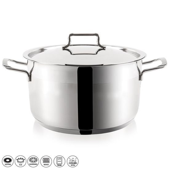 Nerezový kastrol ANETT 9,5 l s poklicou