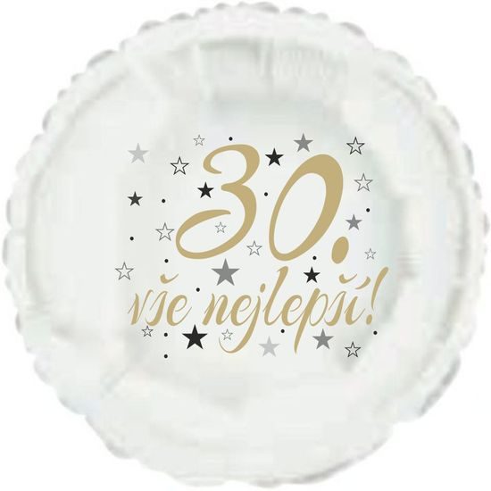 30. narodeninový balón kruh