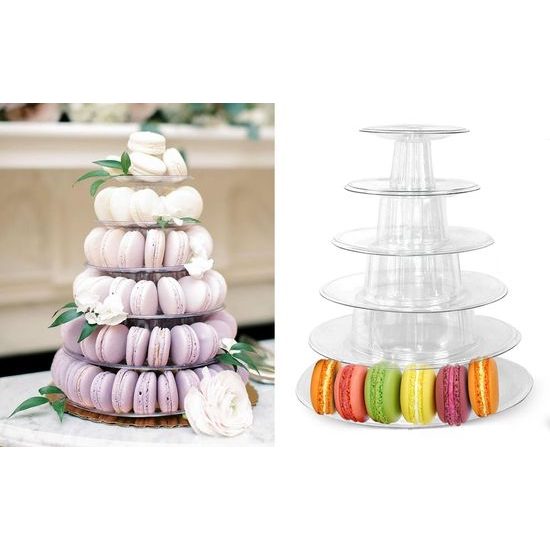 Makarónová veža 6 poschodí - Macaron Tower