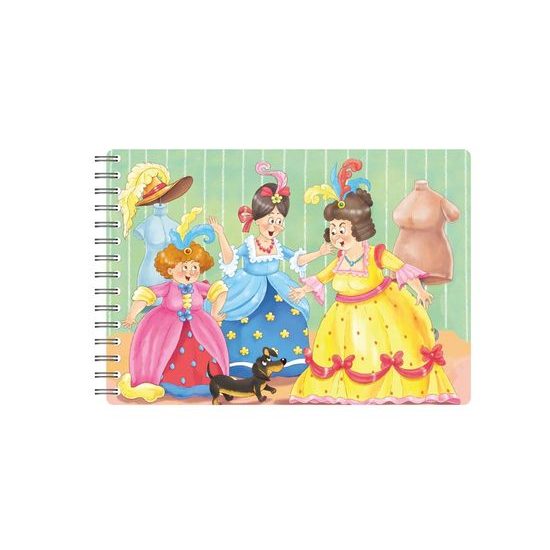 malování vodou 4B - blok 15x19cm se spirálou 4 listy + štětec 5301092