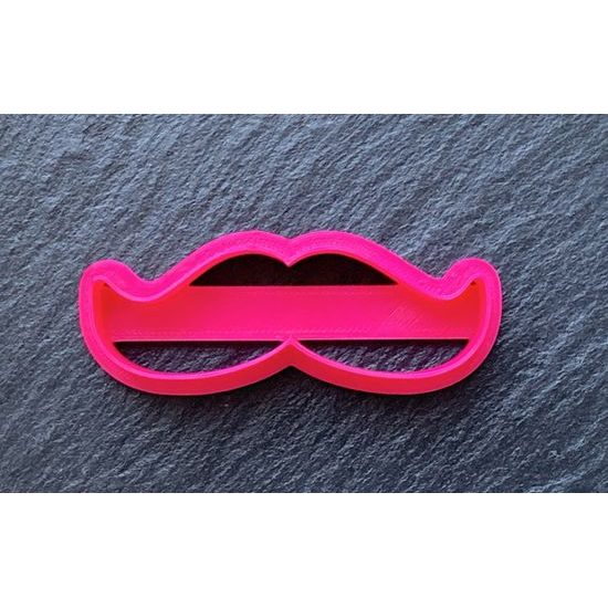 Mustache cookie gingerbread cutter (Movember) for charity - 3D print