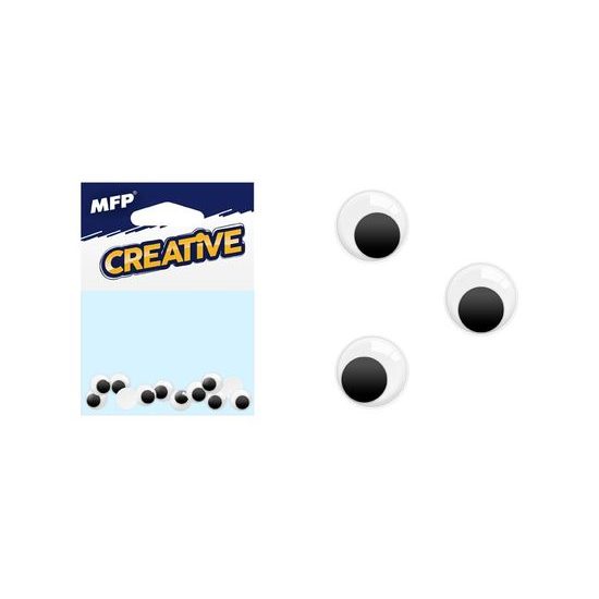pohyblivé oči 0,7cm 12ks 1031732