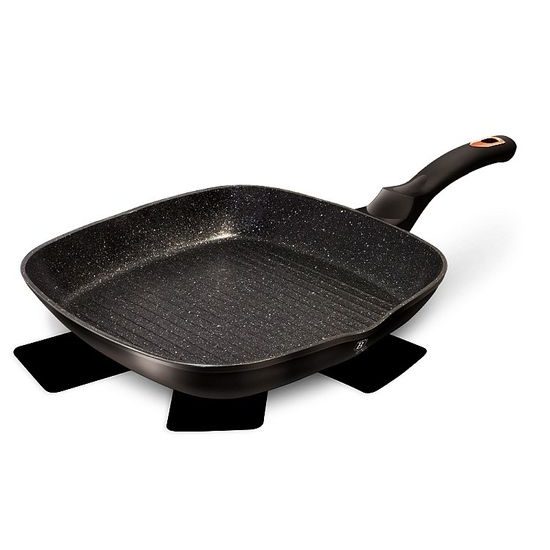 Pánev grilovací s mramorovým povrchem 28 cm Black Rose Collection BERLINGERHAUS BH-1636