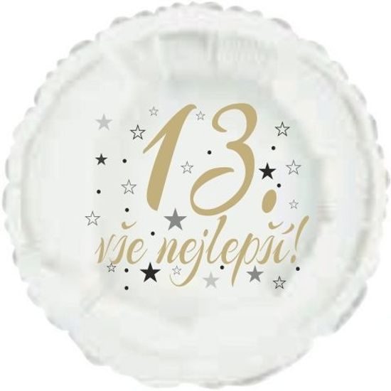 Balónek kruh na 13. narodeniny