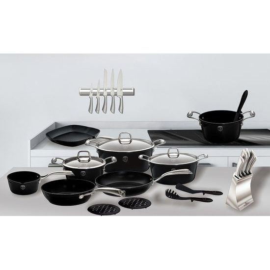 Sada 3 dóz na potraviny Royal Black Collection