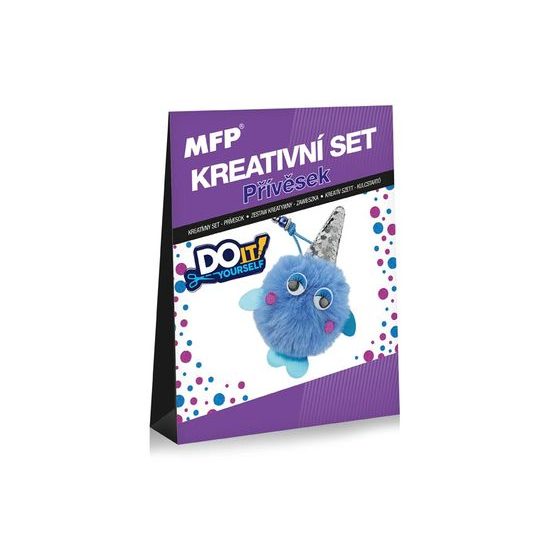 kreativní set - přívěsek modrý 1042129