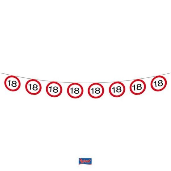 Garland traffic sign 18, 12 m