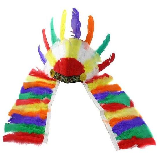 Farebná indiánska čelenka
