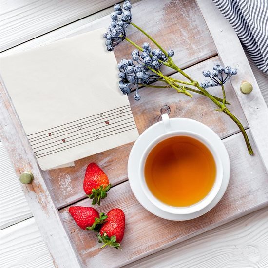 Servírovacie ubrousky SRDÍČKA