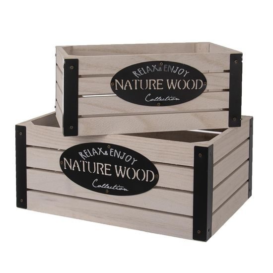 Dekoratívna bednička RUSTIC 26x16x11 cm