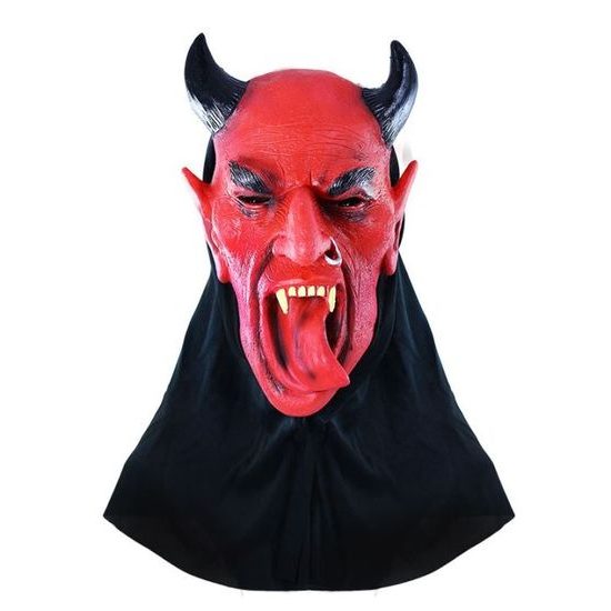 Devil mask with tongue