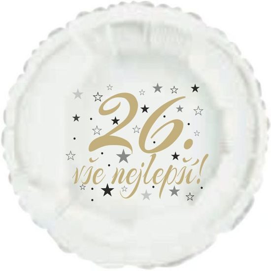 26. narodeniny balónik kruh