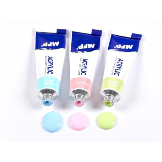 akrylové barvy set pastel+metal 12 x 12ml 6300392