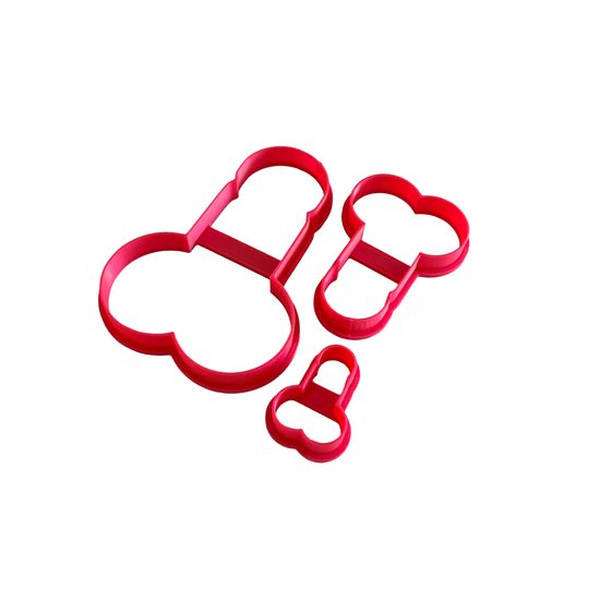 Cookie bachelorette party cutter - set of 3 penises - 3D printing