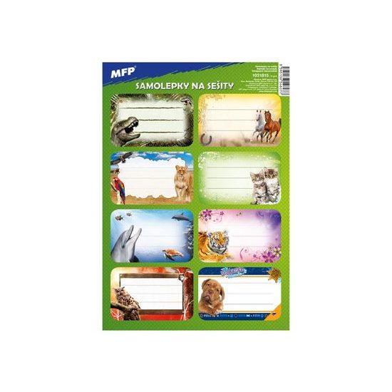 samolepky na sešity 8ks 1031815