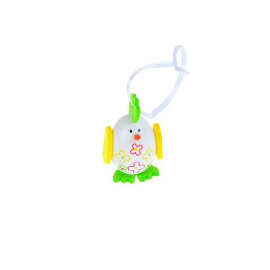 vajíčka plast 5,5cm/3ks v slepice krabičce 2221434