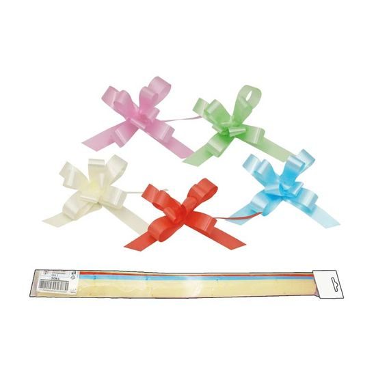 stahovací stuha 2/50 hladká 2 pastel mix 5660205