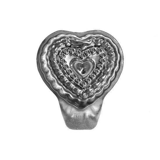 Dough mould heart 20 pc.