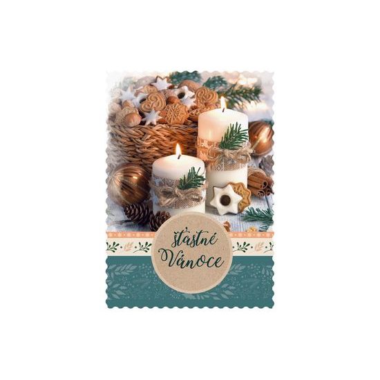 pohlednice vánoční 158 D výsek+UV 1240836