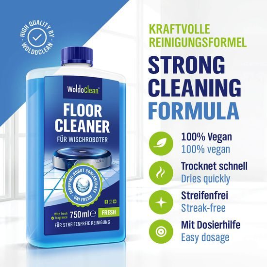 Čistič podláh pre robotické vysávače 750ml