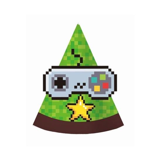 Minecraft Party Hats - 6 pcs