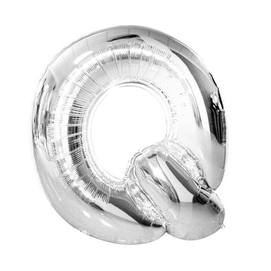 Fóliový balón písmeno "Q" 115 cm
