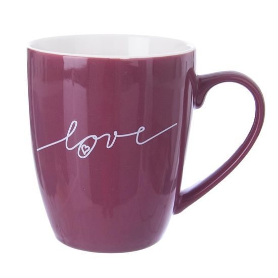 Hrnček porcelán LOVE HOME 0,38 l