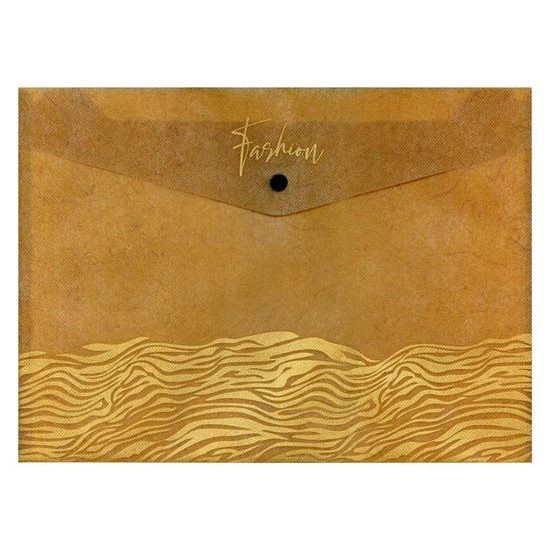 složka M druk A4 PP potisk LUX mix č.5 fashion hnědozlaté 5370596