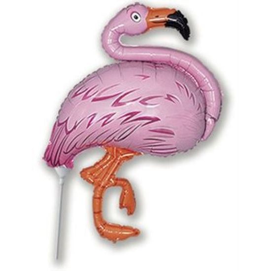 Flamingó fólia lufi 35 cm (NEM TÖLTHETŐ HÉLIUMMAL)