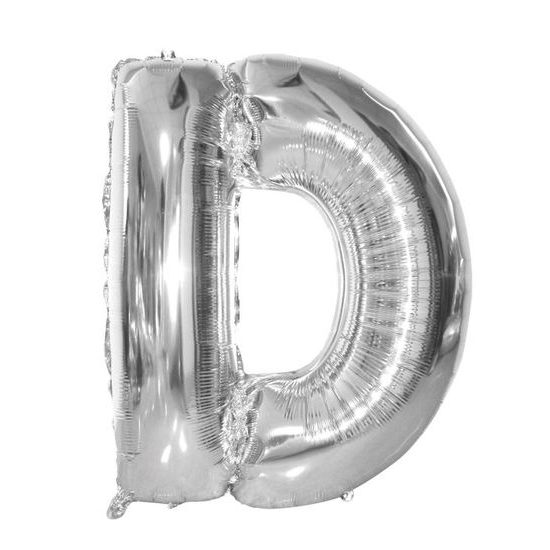 Balloon foil letter "D" 115 cm