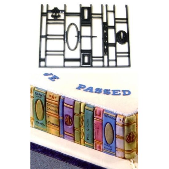 Patchwork vytlačovač Hřbety knih - Book Ends