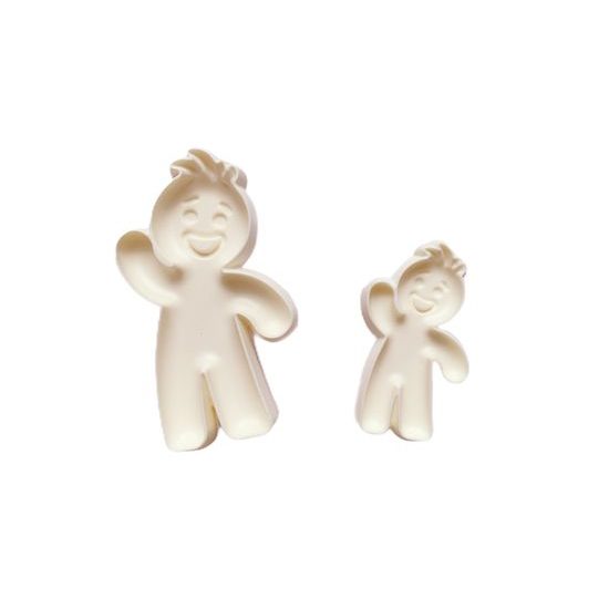 Mr. Gingerbread Man 2 pieces - Marzipan and modelling mould