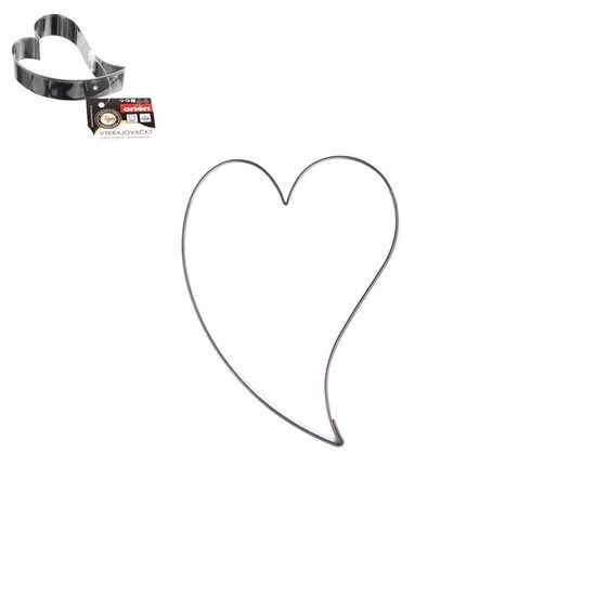 Large Curved Heart Cookie Cutter