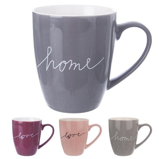 Hrnček porcelán LOVE HOME 0,38 l