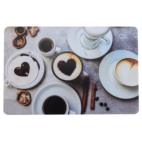 Podložky plastové COFFEE 43,5x28,5 cm