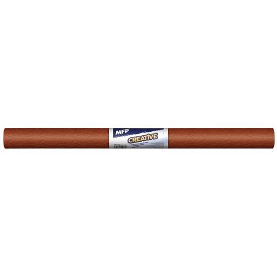 krepový papír role 50x200cm hnědý tmavý 5811353