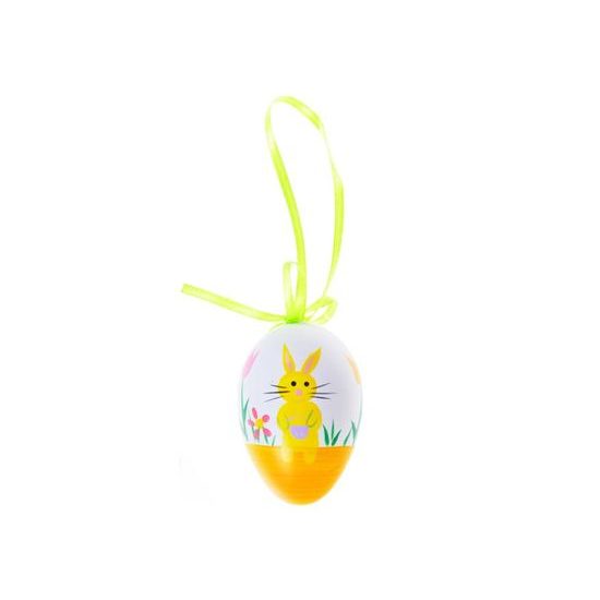 vajíčka plast 6cm/6ks potisk 623 2221430