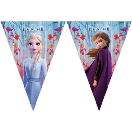 Ice Kingdom Flag Garland 2 - Frozen 2, 230 cm