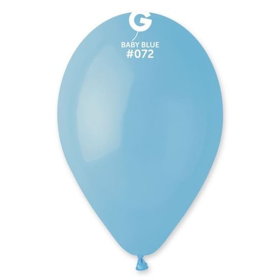 Balloons 100 pcs baby blue 26 cm pastel